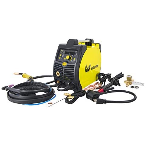 Weldpro 200 Amp Inverter Multi Process Welder with 3 Year Warranty Dual Voltage 220V/110V Mig/Tig/Arc Stick 3 in 1 welder/welding machine